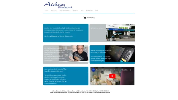 Website Screenshot: Aichner Bürotechnik - Wir kümmern uns um Ihre Bürotechnik | Aichner Bürotechnik - Date: 2023-06-22 12:13:07
