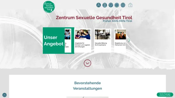 Website Screenshot: Verein Aidshilfe AIDS-Hilfe Tirol - Zentrum Sexuelle Gesundheit Tirol | ZSGTirol - Date: 2023-06-22 12:13:07