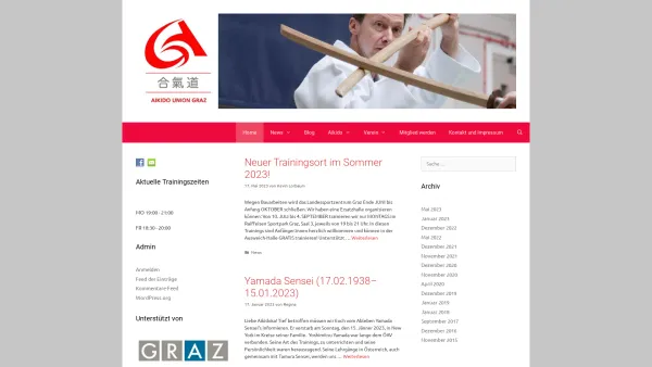 Website Screenshot: by aikido-graz - Aikido Union Graz - Kampfkunst in Graz - Date: 2023-06-22 12:13:07