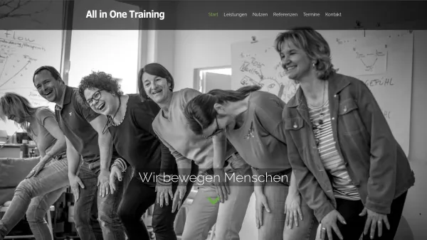 Website Screenshot: Verkaufstraining und Seminare von All in One Training - Start - All in One Training - Date: 2023-06-22 12:13:07