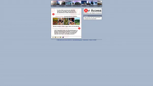 Website Screenshot: Air Access Koller KEG - Air Access Koller KG - Date: 2023-06-22 12:13:07