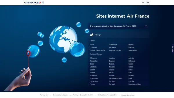 Website Screenshot: to Air France - Air France - Date: 2023-06-22 12:13:07