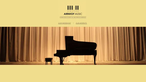 Website Screenshot: AIRNHOF Musik und Unterhaltungsabende - AIRNHOF MUSIC - Komposition und Entertainment - Ihre Veranstaltung in meinem Mittelpunkt - Date: 2023-06-14 10:38:41
