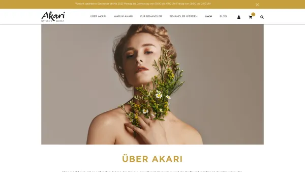 Website Screenshot: Madoka HandelsgesmbH & Co KG - Akari Kosmetik - Nature's Secret - Date: 2023-06-22 15:00:04
