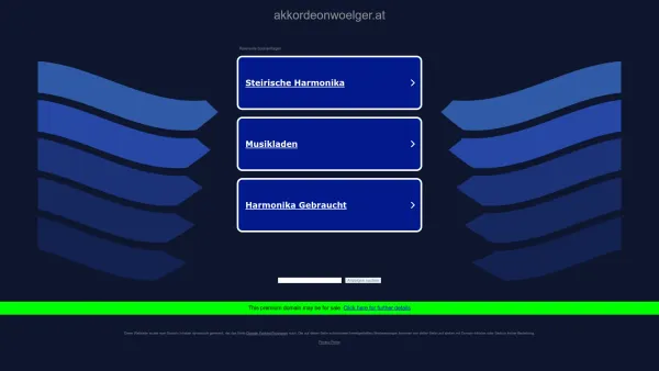 Website Screenshot: Akkordeon Wölger - akkordeonwoelger.at - Informationen zum Thema akkordeonwoelger. - Date: 2023-06-15 16:02:34