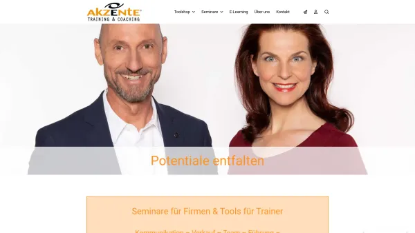 Website Screenshot: Akzente - Akzente - Training & Coaching - Date: 2023-06-22 15:00:04