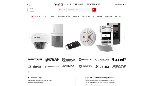 Website Screenshot: ALARMSYSTEM Startseite - i-Alarmsysteme GmbH Österreich - Date: 2023-06-22 15:00:04