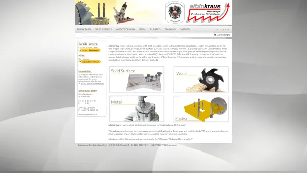 Website Screenshot: Albin Kraus Gesellschaft News - albinkraus - the tool-company - Date: 2023-06-14 10:46:59