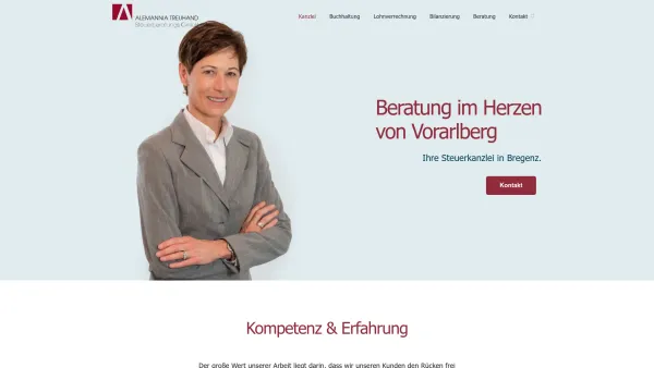 Website Screenshot: ALEMANNIA-TREUHAND und Revisions-Gesellschaft ATC Gruppe - Alemannia Treuhand – Steuerberatungs GmbH - Date: 2023-06-22 12:13:07