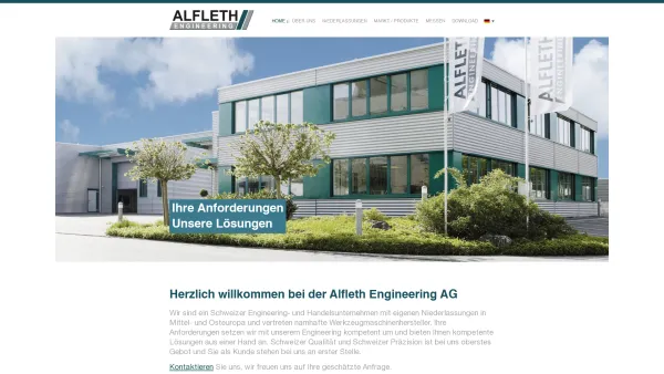 Website Screenshot: Richter ALFLETH - Alfleth Engineering AG - Date: 2023-06-22 12:13:07