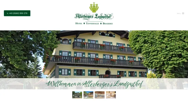 Website Screenshot: Franz Hotel Gasthof Allerberger Salzburg Urlaub Wals Siezenheim. - Allerberger´s Landgasthof - Date: 2023-06-22 12:13:07
