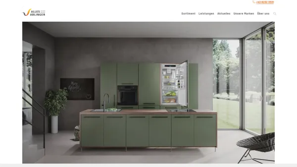 Website Screenshot: Ablinger KG Küchen – Wohndesign - Alles Ablinger: Ihr Möbelfachhändler in Mondsee - Date: 2023-06-15 16:02:34