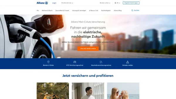 Website Screenshot: Versicherungsagentur Thomas Allianz Österreich - Ihre Experten für Versicherung, Vorsorge, Vermögen | Allianz - Date: 2023-06-22 15:04:28