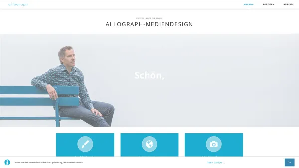 Website Screenshot: ALLOGRAPH MEDIEN - ANFANG - allograph-mediendesign - Date: 2023-06-14 10:38:41