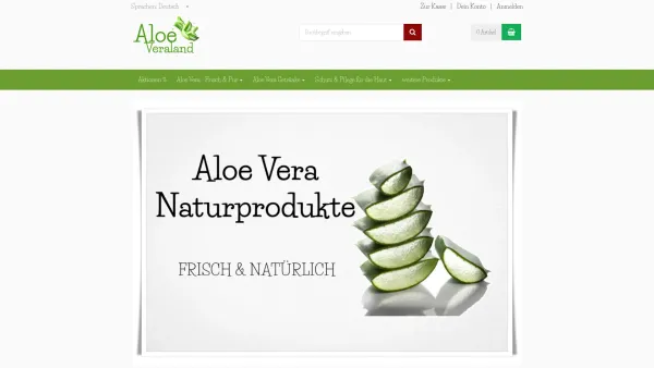 Website Screenshot: Fink Versandhandel e.U. - Aloe Vera Produkte - pur & frisch | Aloeveraland [AT] - Date: 2023-06-14 10:46:38