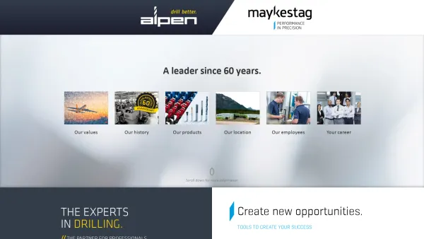 Website Screenshot: ALPEN-MAYKESTAG GmbH - ALPEN-MAYKESTAG GmbH - Date: 2023-06-22 12:13:08