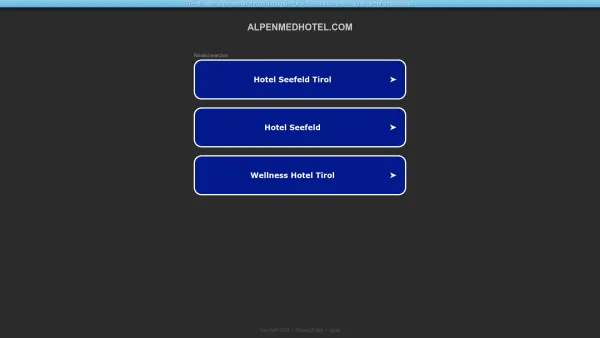 Website Screenshot: AlpenMedHotel Lamm Kompetenz für Beweglichkeit und Regeneration - Alpenmedhotel.com - Date: 2023-06-14 10:37:35
