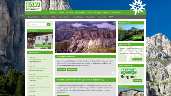 Website Screenshot: Zwieselstein-Talhütte Ötztaler index - Alpenverein Regensburg - Date: 2023-06-22 12:13:08