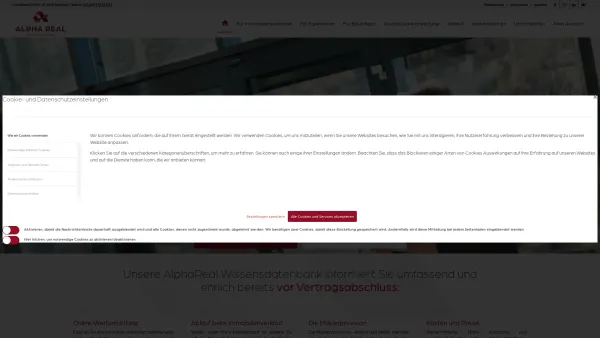 Website Screenshot: Alpha-Real Immobilientreuhand ALPHA REAL Immobilien - AlphaReal Immobilienmakler Immobilienverkauf Kufstein - Date: 2023-06-22 15:00:04