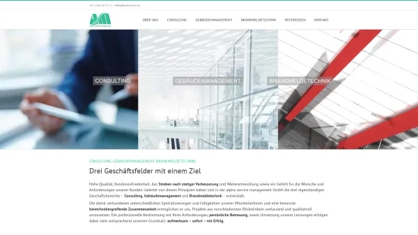 Website Screenshot: alpha service management GmbH - ASM - alpha service management - Date: 2023-06-22 15:00:04