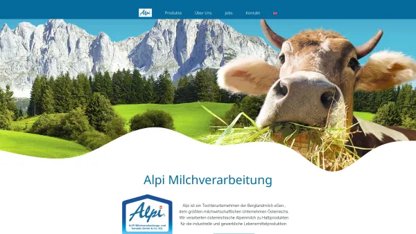 Website Screenshot: Alpi Milchverarbeitungs-und Handels GmbH & Co. KG - Alpi Milchverarbeitung - Alpi Milchverarbeitung - Date: 2023-06-22 15:00:05