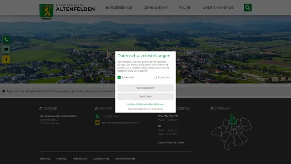 Website Screenshot: Altenfelden Gemeinde Region Regional Regionales Information System Gemeinde Gemeinden - Altenfelden - GEM2GO WEB - Startseite - Date: 2023-06-22 15:00:05