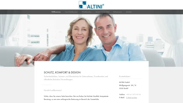 Website Screenshot: ALTINI - ALTINI GmbH - Date: 2023-06-22 12:13:08
