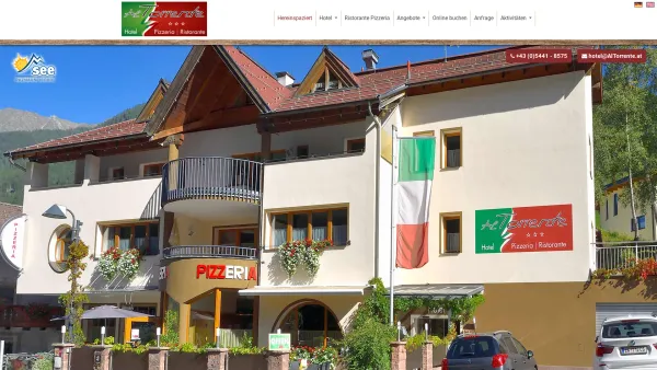 Website Screenshot: Raimund ** Hotel Pizzeria Al Torrente See Paznaun - Hotel Restaurant Ischgl Pizzeria Al Torrente in See im Paznauntal Silvretta Tirol - Date: 2023-06-22 12:13:08