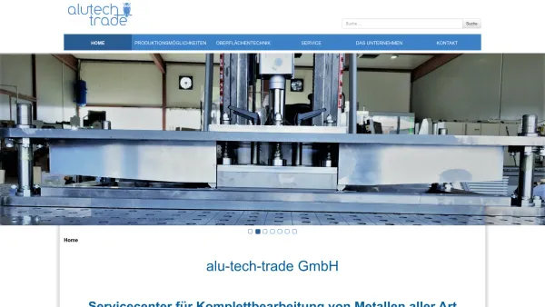 Website Screenshot: alu-tech-trade GmbH - alu-tech-trade GmbH - Alu Tech Trade - Date: 2023-06-22 12:13:08