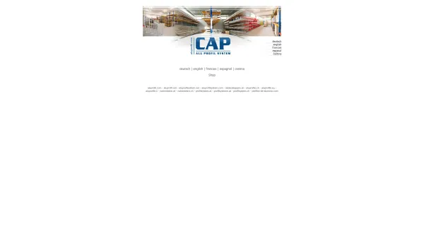 Website Screenshot: Aluprofil.com CAP Aluprofilsystem - Aluprofil.com - CAP Aluprofilsystem - Date: 2023-06-22 12:13:08