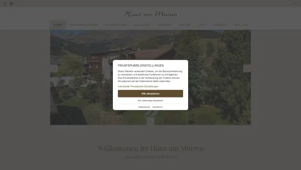 Website Screenshot: Haus am Muiren - Home - Haus am Muiren Serfaus - Date: 2023-06-22 12:13:08