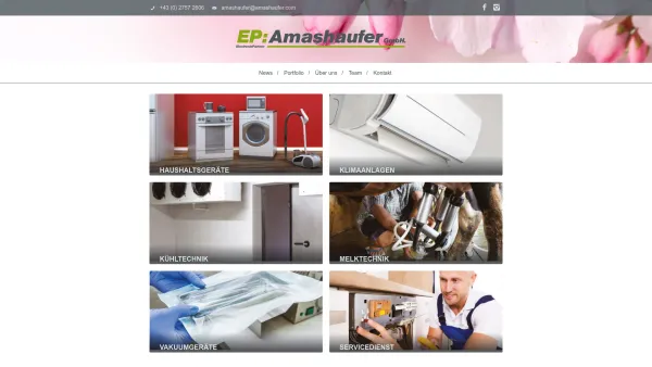 Website Screenshot: K. u. A. Amashaufer Gesellschaft + Holz&mehrbeNeuen Amashaufer + - Willkommen bei EP:Amashaufer! — EP:Amashaufer GmbH - Date: 2023-06-22 12:13:08