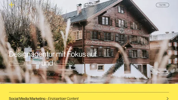 Website Screenshot: AM BRAND Designagentur OG - Design- und Werbeagentur in Vorarlberg und Ostschweiz | Erfolgreiche Marketinglösungen - Date: 2023-06-26 10:26:05