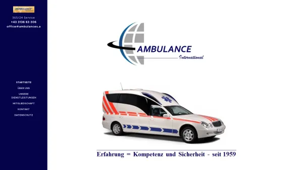 Website Screenshot: Grünes Kreuz Ambulance Fleischhacker Unbenanntes Dokument - Ambulance-international - Date: 2023-06-14 10:38:44