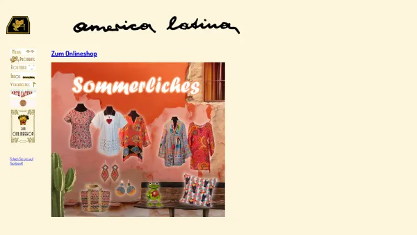 Website Screenshot: america latina Luif GesmbH - americalatina - Date: 2023-06-14 10:38:44