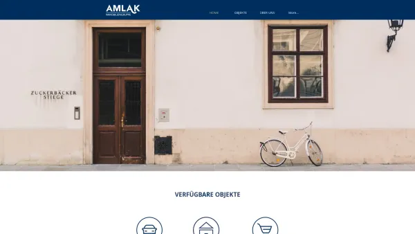 Website Screenshot: AMLAK Immobiliengruppe - Immobilien | Amlak Liegenschafts GmbH | Wien - Date: 2023-06-22 15:02:30