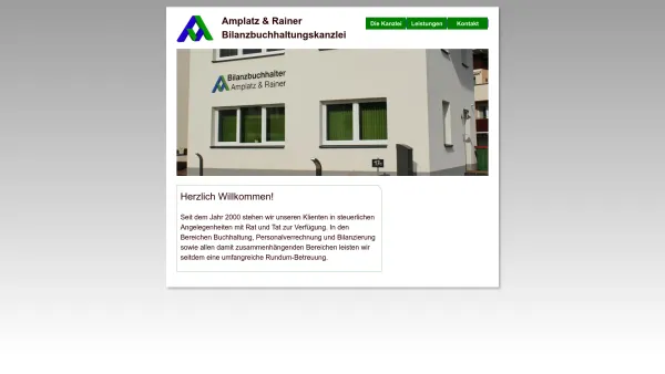 Website Screenshot: www.amplatz.net Michael Amplatz Selbständiger Buchhalter - index - Date: 2023-06-22 15:02:30