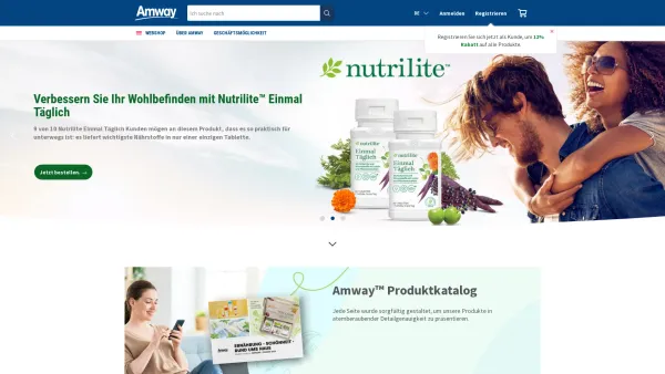 Website Screenshot: Firma Herwig Auer - Amway Österreich | Offizielle Website und Produktkatalog - Date: 2023-06-22 15:02:30