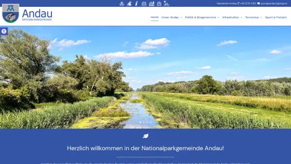 Website Screenshot: Gemeindeamt Burgenland.at - Nationalpark-Gemeinde Andau – Heideboden | Burgenland | Österreich - Date: 2023-06-22 12:13:08