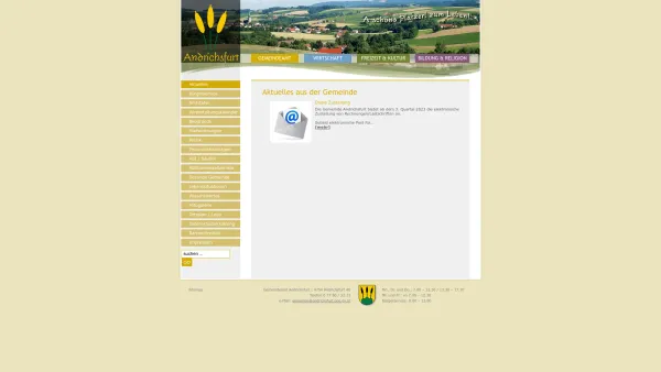 Website Screenshot: Gemeindeamt Andrichsfurt - Aktuelles - Gemeinde Andrichsfurt - Date: 2023-06-22 12:13:08