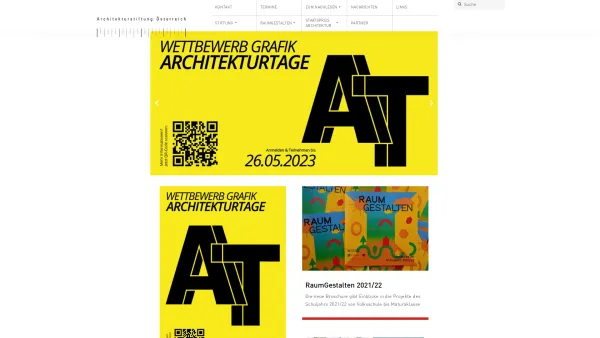 Website Screenshot: Architekturstiftung Österreich - Architekturstiftung Österreich - Date: 2023-06-22 12:13:08
