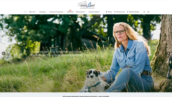 Website Screenshot: Animal Learn - Start - Animal Learn - Date: 2023-06-22 12:13:09