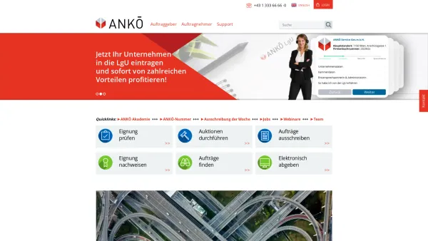 Website Screenshot: Auftragnehmerkataster Österreich (ANKÖ) - ANKÖ - ANKÖ - Date: 2023-06-22 12:13:09