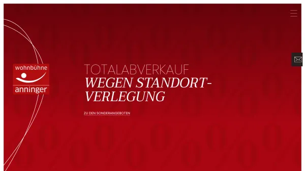 Website Screenshot: Möbel Anninger Gesellschaft Wohnbühne Anninger - Inneneinrichtung aus einer Hand | Wohnbühne Anninger - Date: 2023-06-22 15:00:05
