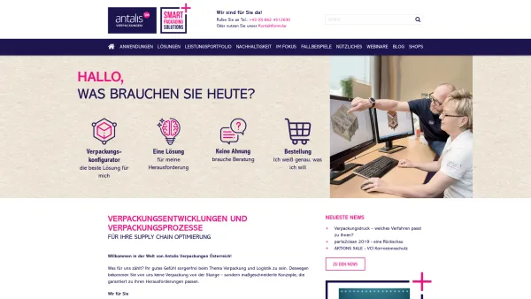 Website Screenshot: Antalis Verpackungen GmbH - Antalis Verpackungen Österreich | Antalis Verpackungen - Date: 2023-06-22 15:00:05