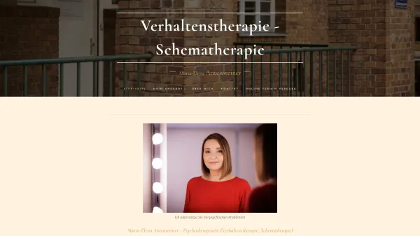 Website Screenshot: Psychotherapie Verhaltenstherapie Antensteiner - Psychotherapie - Verhaltenstherapie - Antensteiner - Date: 2023-06-22 15:00:05