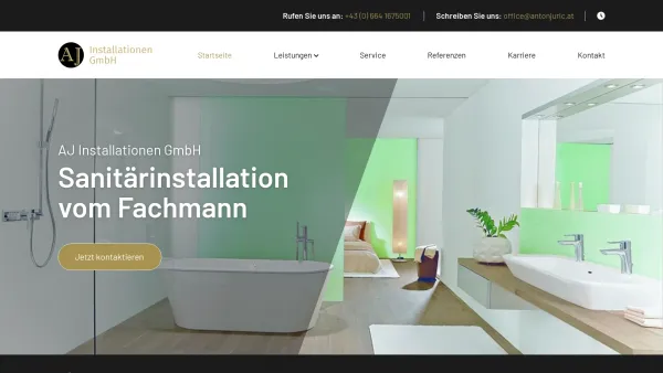 Website Screenshot: Anton Juric - Sanitärinstallation vom Fachmann in Graz in der Steiermark - Date: 2023-06-22 15:00:05