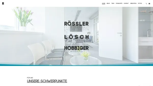 Website Screenshot: Dr. Gerhard Rößler KEG    Wir sorgen für Ihr Recht - RÖSSLER - Rechtsanwalt & Mediation - Date: 2023-06-22 15:00:05