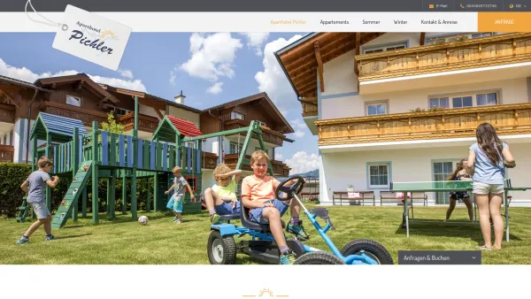 Website Screenshot: Aparthotel Pichler Urlaub Flachau Sportwelt Amadé Salzburger Land Österreich - Appartements in Flachau | Aparthotel Pichler - Date: 2023-06-22 12:13:09