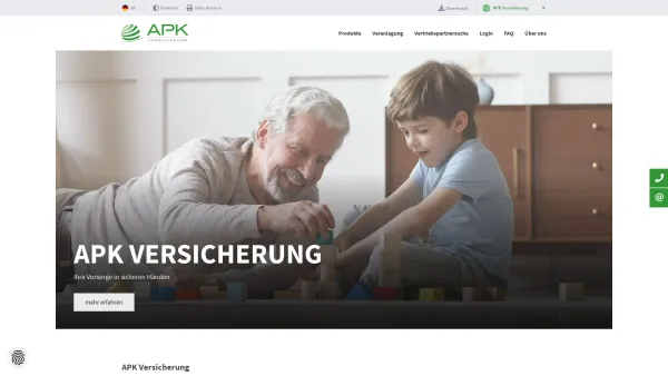Website Screenshot: APK-Versicherung - APK Versicherung - Date: 2023-06-22 12:13:09